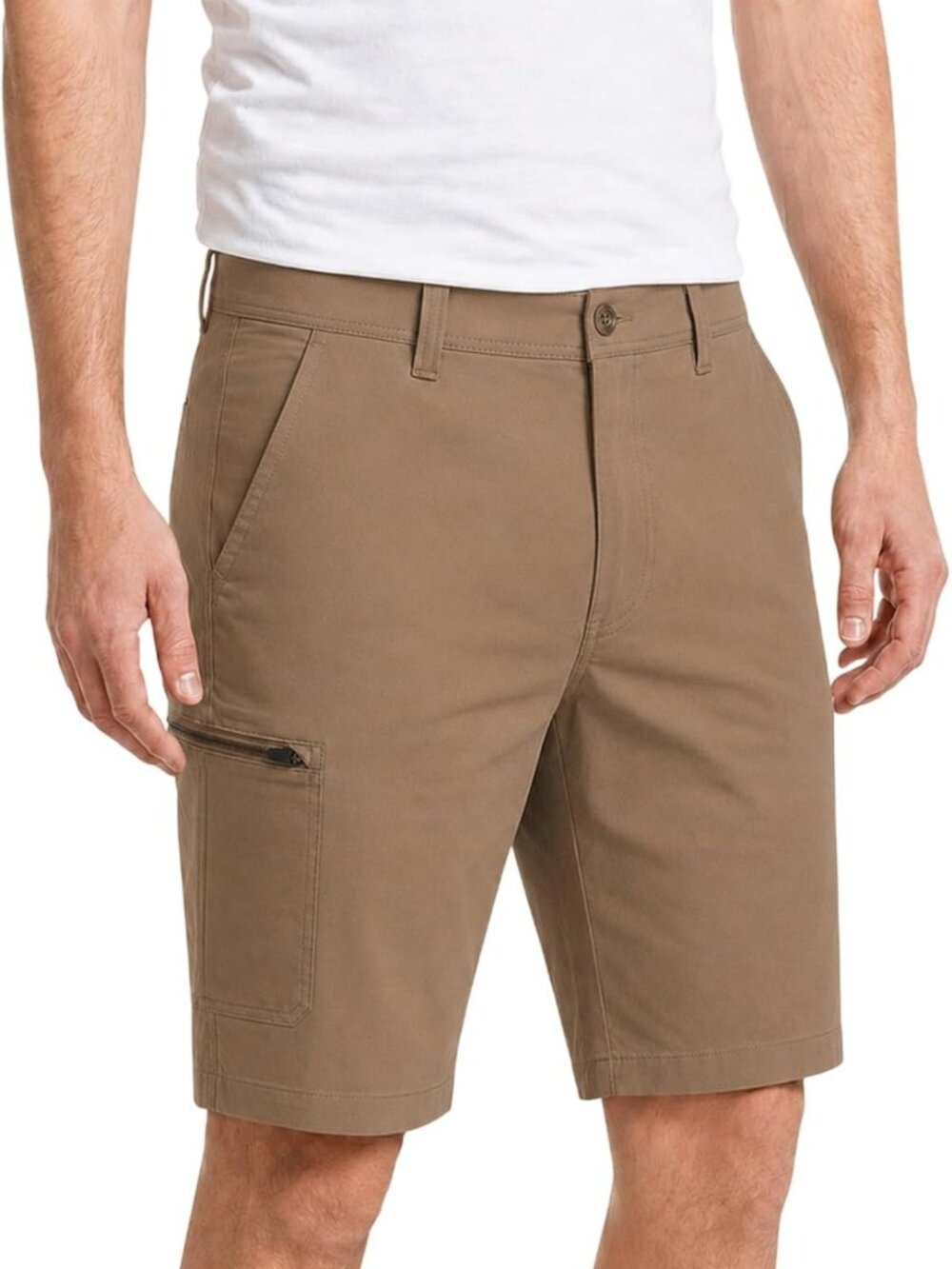Lightweight Quick-Dry Men's Hiking Shorts | Stretch Casual Shorts with Zipper